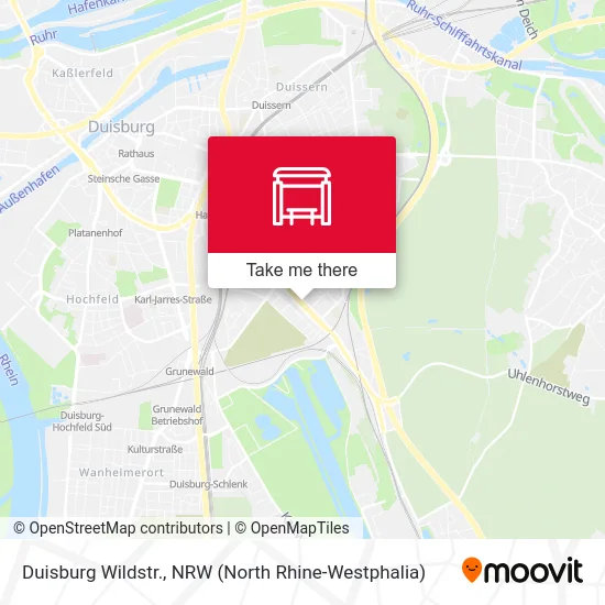 Duisburg Wildstr. map