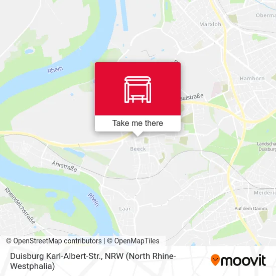 Duisburg Karl-Albert-Str. map