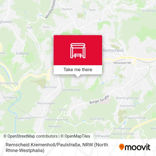 Remscheid Kremenholl / Paulstraße map