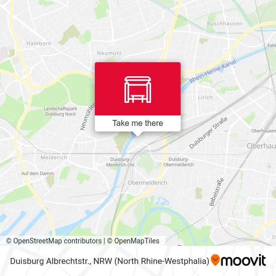 Duisburg Albrechtstr. map