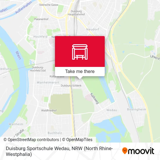 Duisburg Sportschule Wedau map
