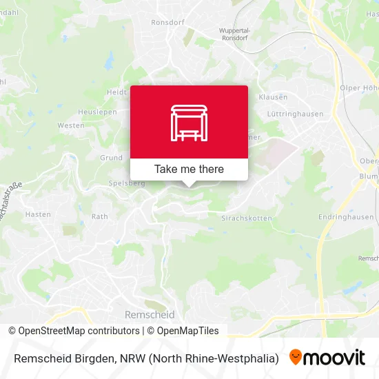 Remscheid Birgden map