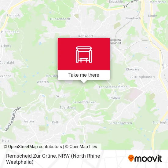 Remscheid Zur Grüne map