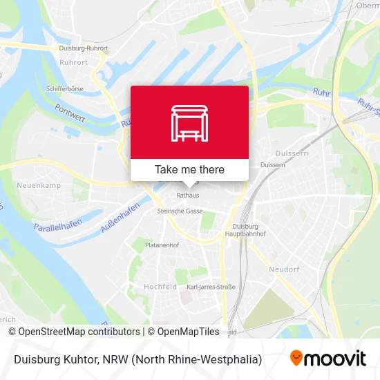 Duisburg Kuhtor map