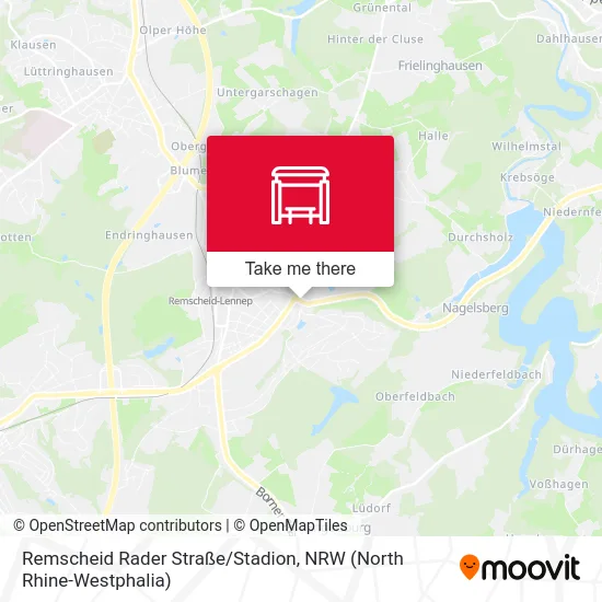 Remscheid Rader Straße/Stadion map