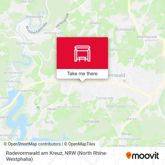 Radevormwald am Kreuz map