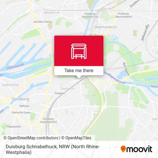 Duisburg Schnabelhuck map