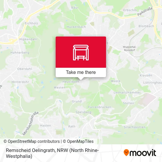 Remscheid Oelingrath map