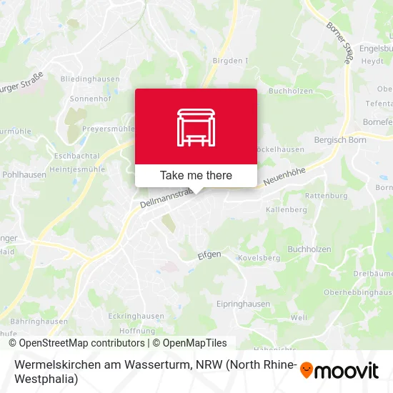 Wermelskirchen am Wasserturm map