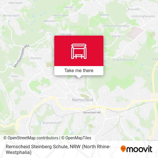 Remscheid Steinberg Schule map