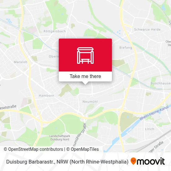 Duisburg Barbarastr. map