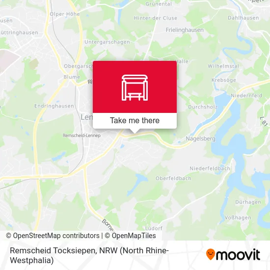 Remscheid Tocksiepen map