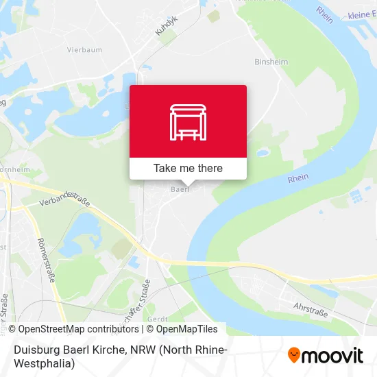 Duisburg Baerl Kirche map