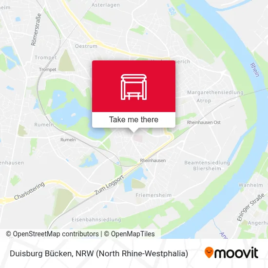 Duisburg Bücken map