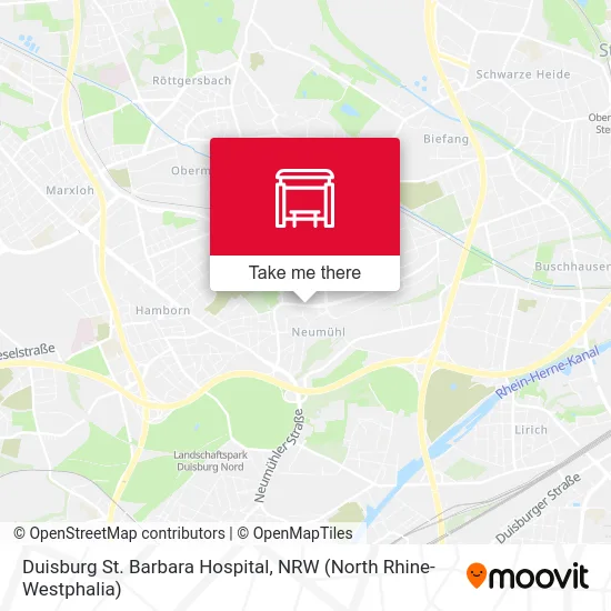 Duisburg St. Barbara Hospital map