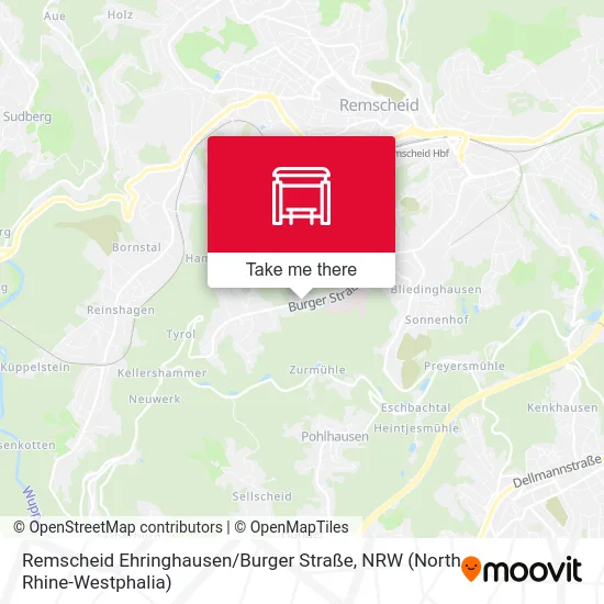 Remscheid Ehringhausen / Burger Straße map
