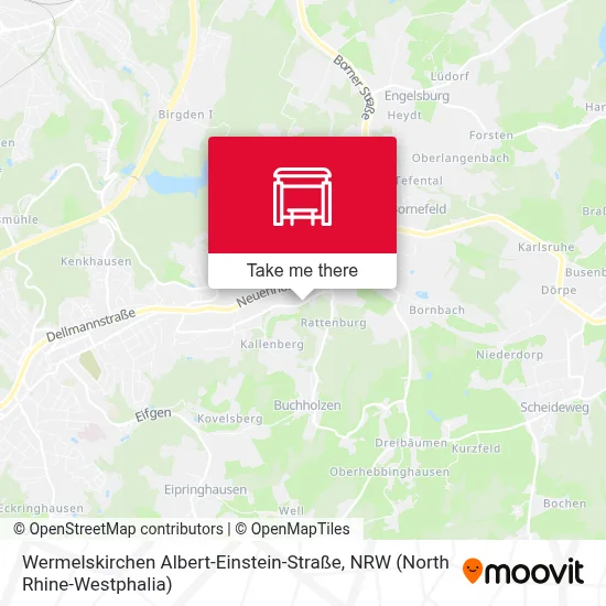Wermelskirchen Albert-Einstein-Straße map