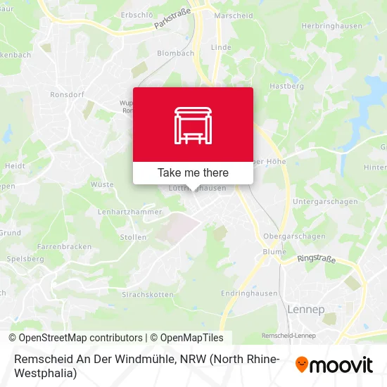 Remscheid An Der Windmühle map
