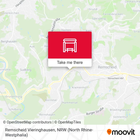 Remscheid Vieringhausen map