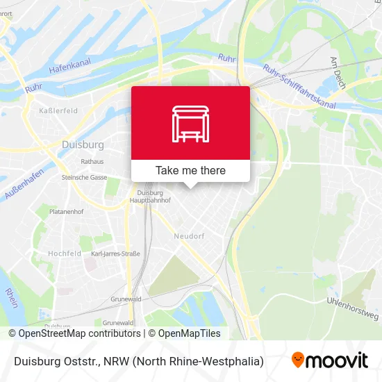 Duisburg Oststr. map