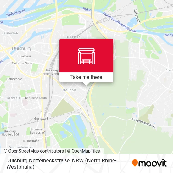 Duisburg Nettelbeckstraße map