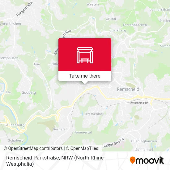 Remscheid Parkstraße map