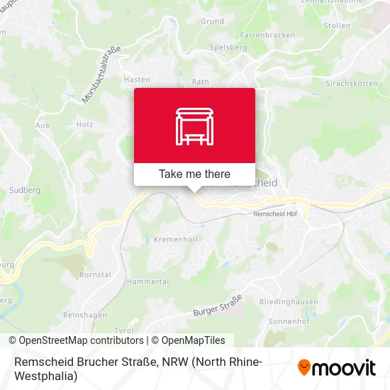 Remscheid Brucher Straße map