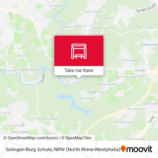 Solingen-Burg Schule map