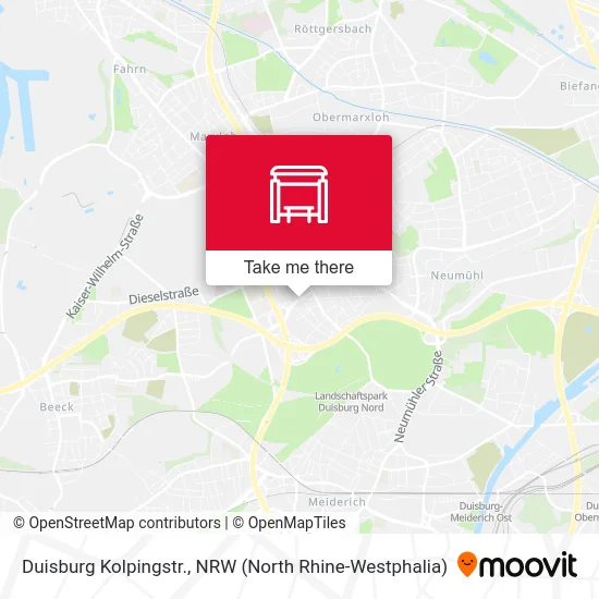 Duisburg Kolpingstr. map