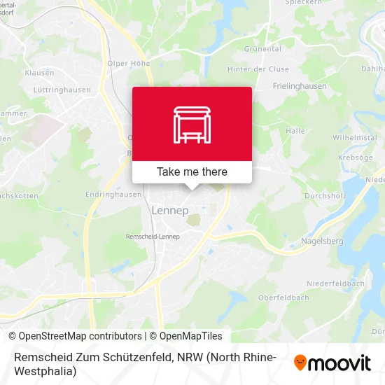 Remscheid Zum Schützenfeld map