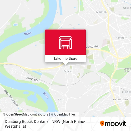 Duisburg Beeck Denkmal map