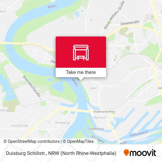 Duisburg Schillstr. map