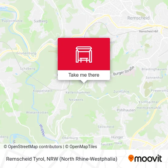 Remscheid Tyrol map