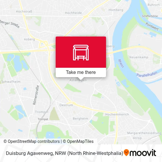 Duisburg Agavenweg map