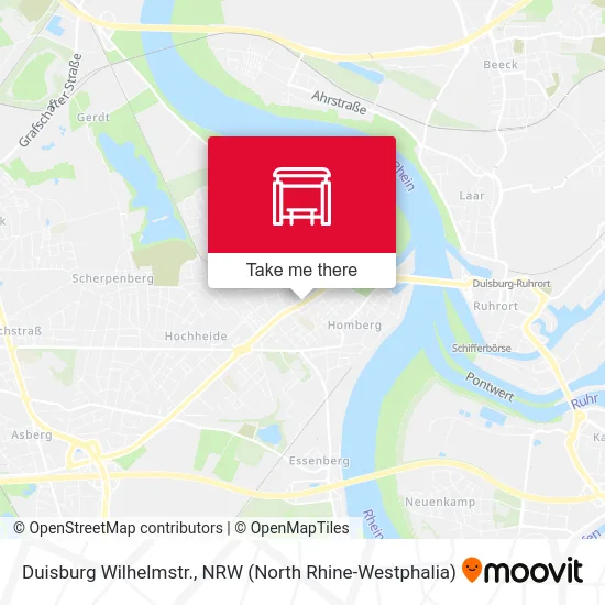 Duisburg Wilhelmstr. map
