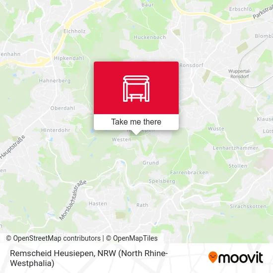 Remscheid Heusiepen map