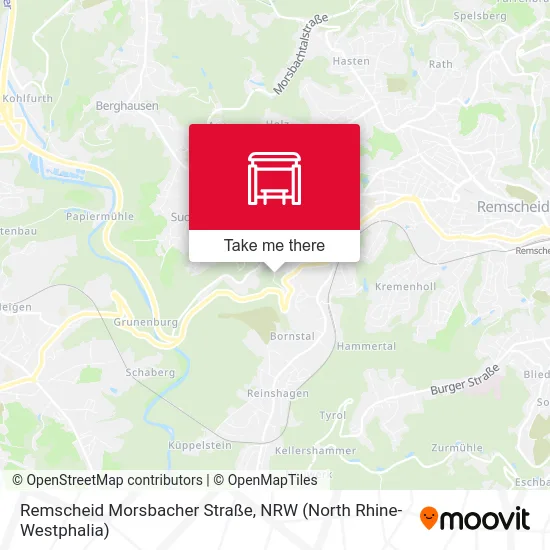 Remscheid Morsbacher Straße map