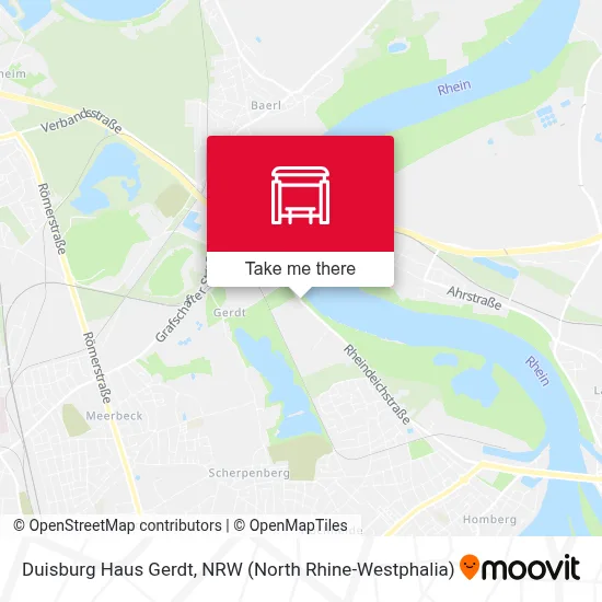Duisburg Haus Gerdt map