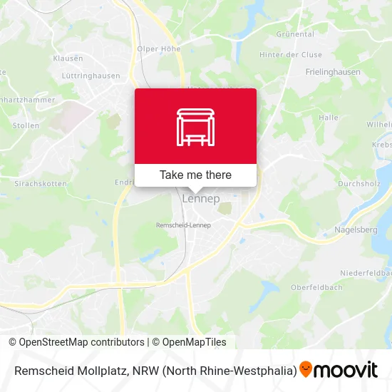 Remscheid Mollplatz map