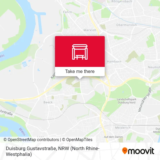 Duisburg Gustavstraße map