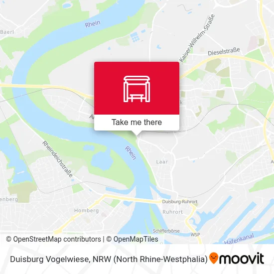 Duisburg Vogelwiese map
