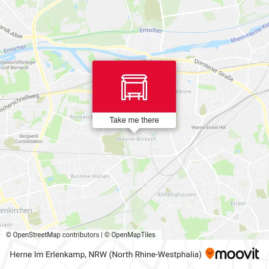 Herne Im Erlenkamp map