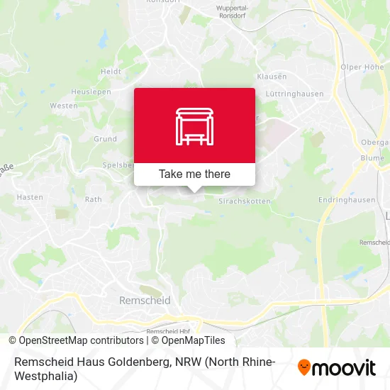Remscheid Haus Goldenberg map