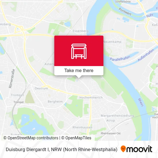 Duisburg Diergardt I map