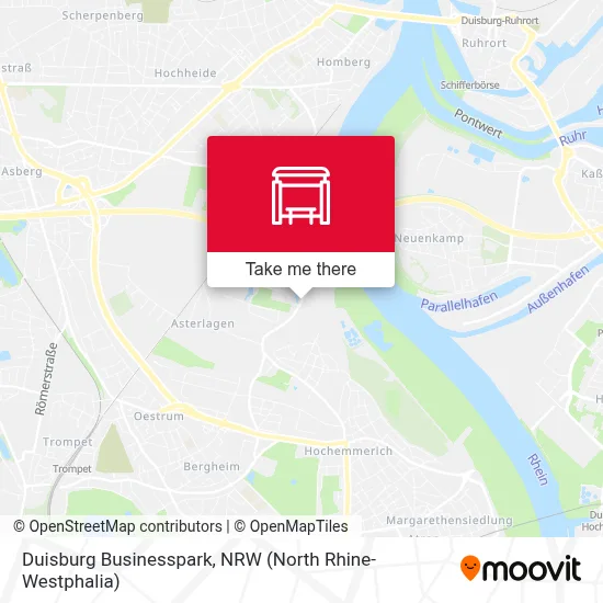 Duisburg Businesspark map