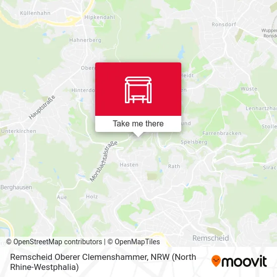 Remscheid Oberer Clemenshammer map