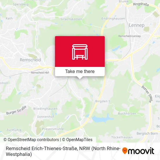 Remscheid Erich-Thienes-Straße map
