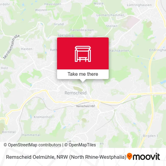 Remscheid Oelmühle map
