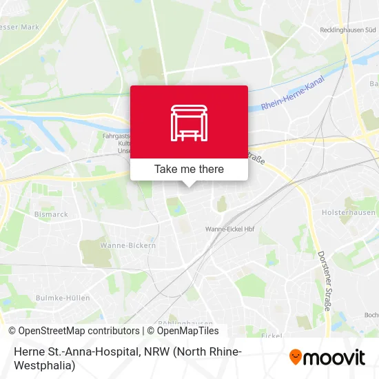 Herne St.-Anna-Hospital map