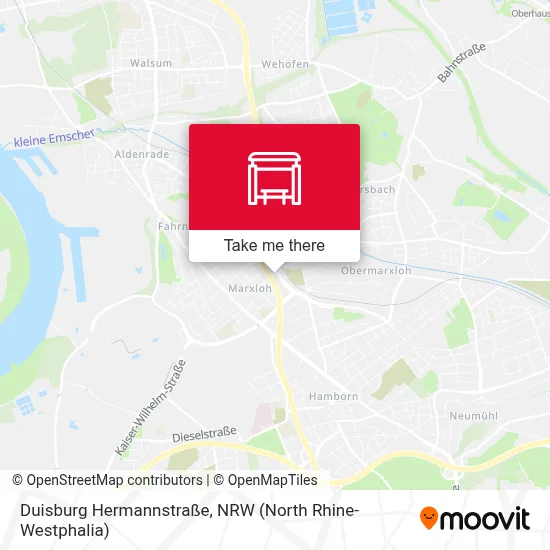 Duisburg Hermannstraße map